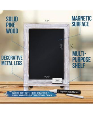 Hanging Or Tabletop Chalkboard With Legs/Wedding Table Sign/Kitchen Countertop Memo Board