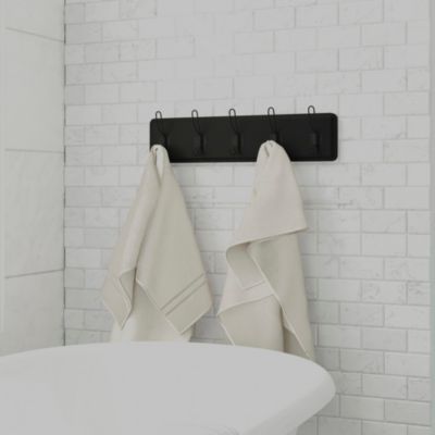 Rustic Coat Rack With Hooks -Wall Mount Coat Rack - Solid Pine Wood Entryway Hanger - Farmhouse Coat Rack For Kitchen, Bedroom