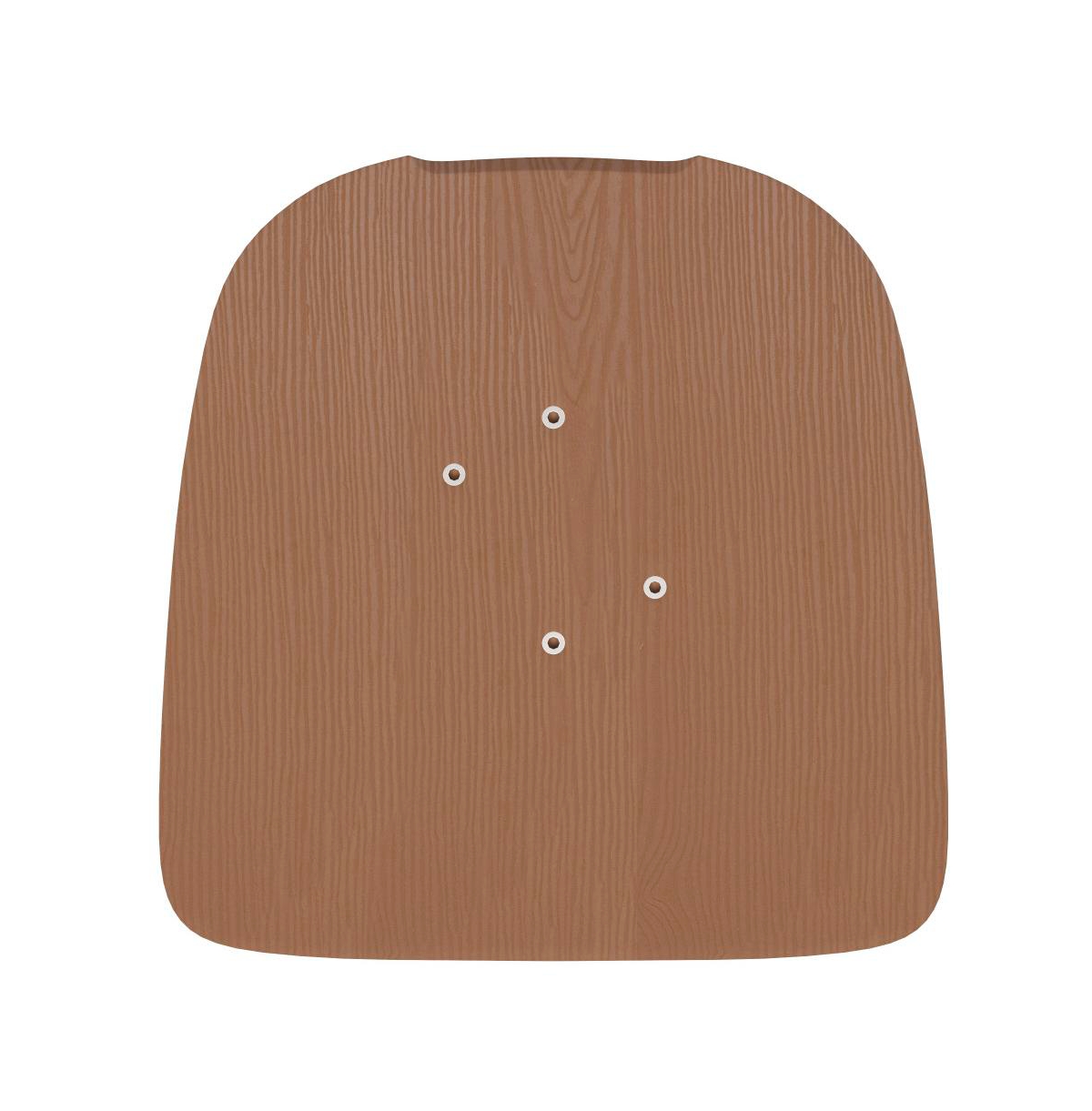 Carew All-Weather Durable Polyresin Seat For Colorful Metal Dining Chairs, Counter Stools And Bar Stools