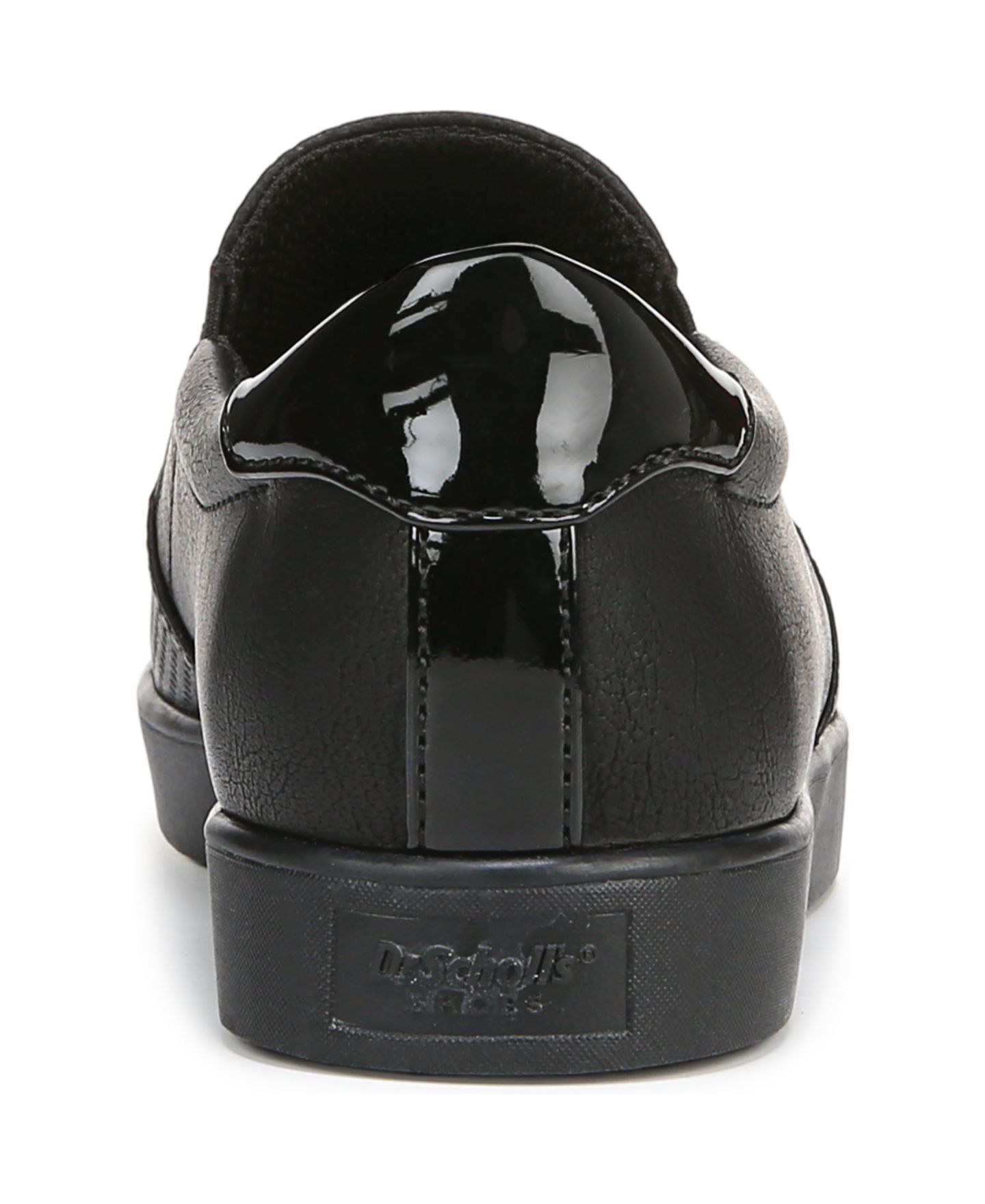 Женские кроссовки Dr. Scholl's Madison Sr. Slip-Resistant Work Slip Ons, цвет: Чёрная искусственная кожа — фото 3