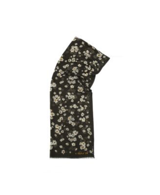 Women's Daisy Cluster Printed Oblong Scarf