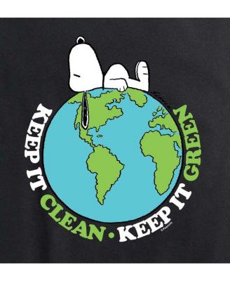 Trendy Plus Size Snoopy Clean Earth Graphic T-Shirt
