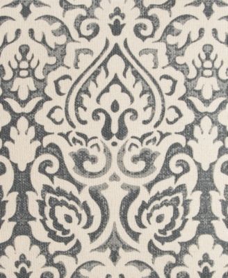 Damask Polyester Filled Decorative Pillow, 22" x 22"