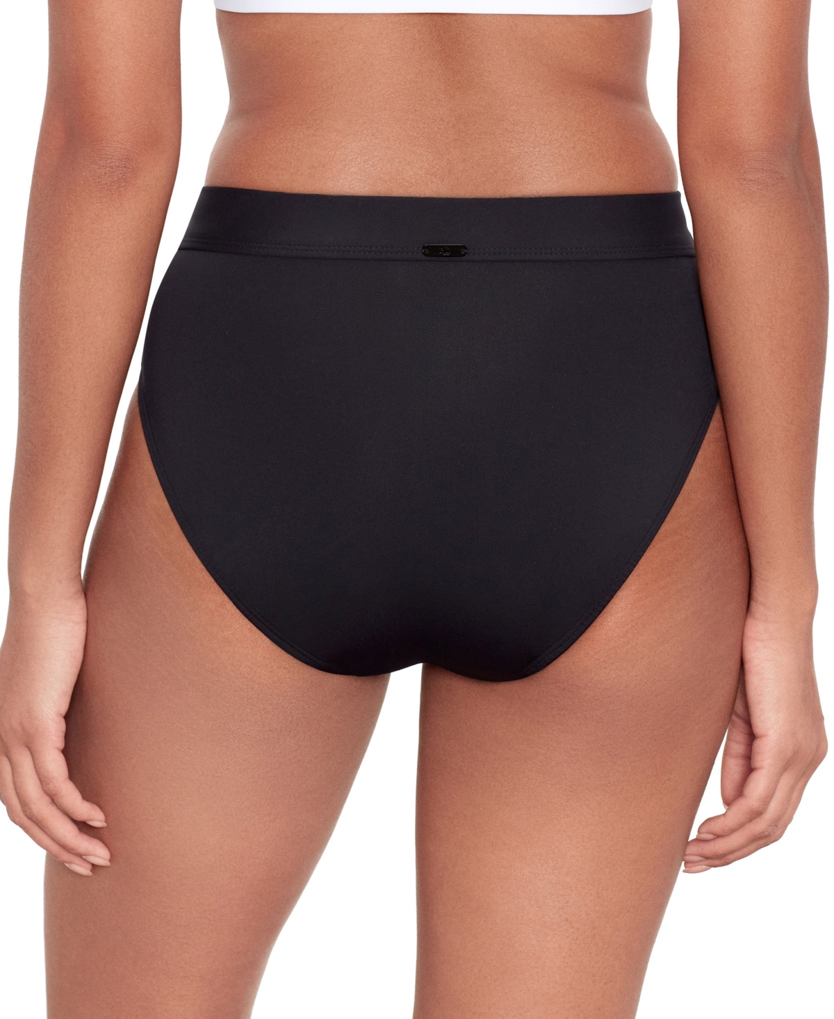 RALPH LAUREN WOMEN'S BANDED HIGH WAIST SWIM BOTTOM 
