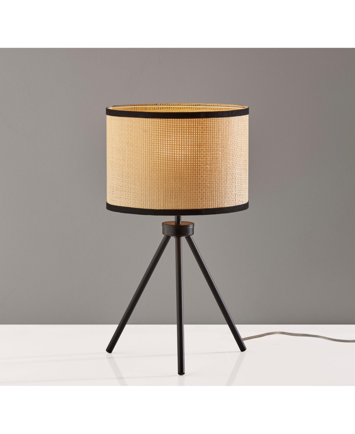 Adesso 21.5" Raven Table Lamp In Black