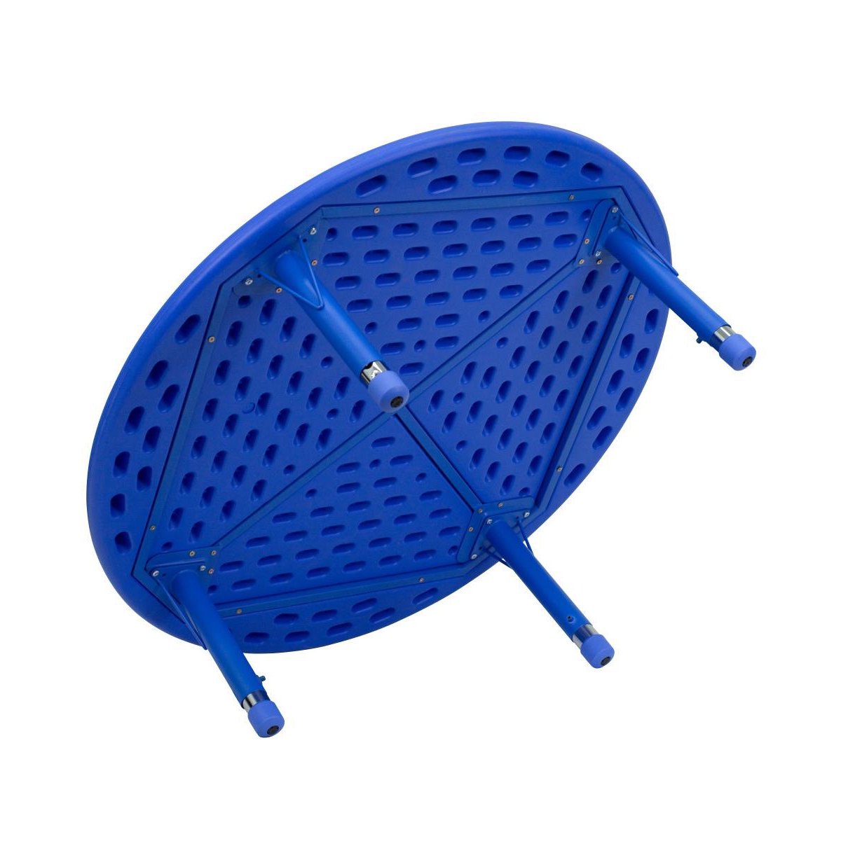 Round Plastic Height Adjustable Activity Table