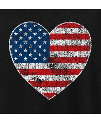 Trendy Plus Size American Heart Graphic T-Shirt