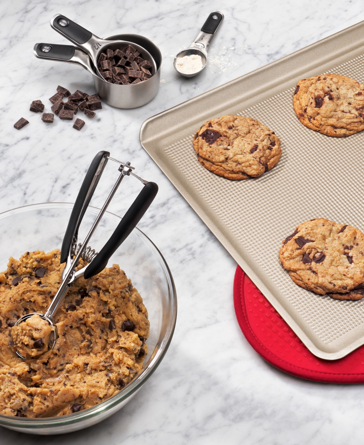 Oxo Good Grips Medium Stainless Steel Cookie Scoop In No Color