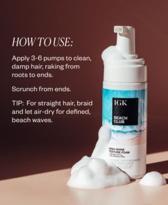 Beach Club High-Shine Texture Foam