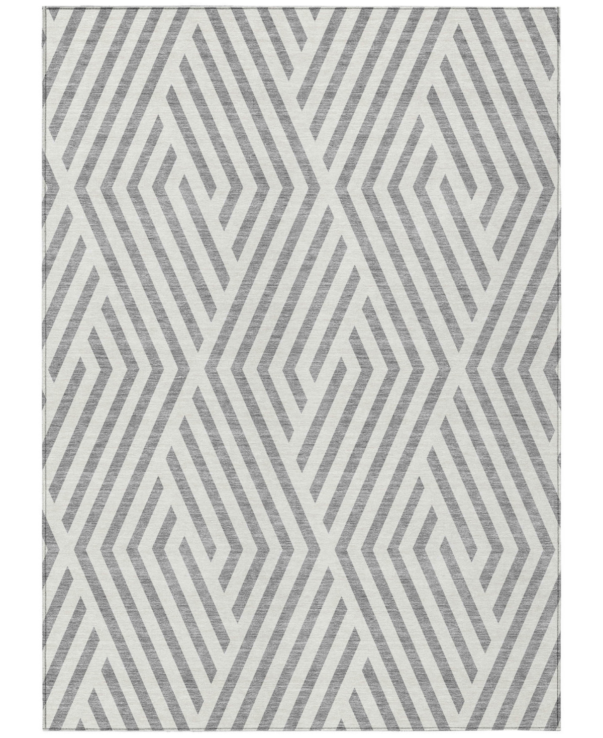 Shop Addison Chantille Machine Washable Acn550 10'x14' Area Rug In Gray