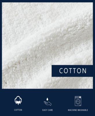 Peniston Solid Cotton Tufted Bath Runner Rug, 24" x 40"