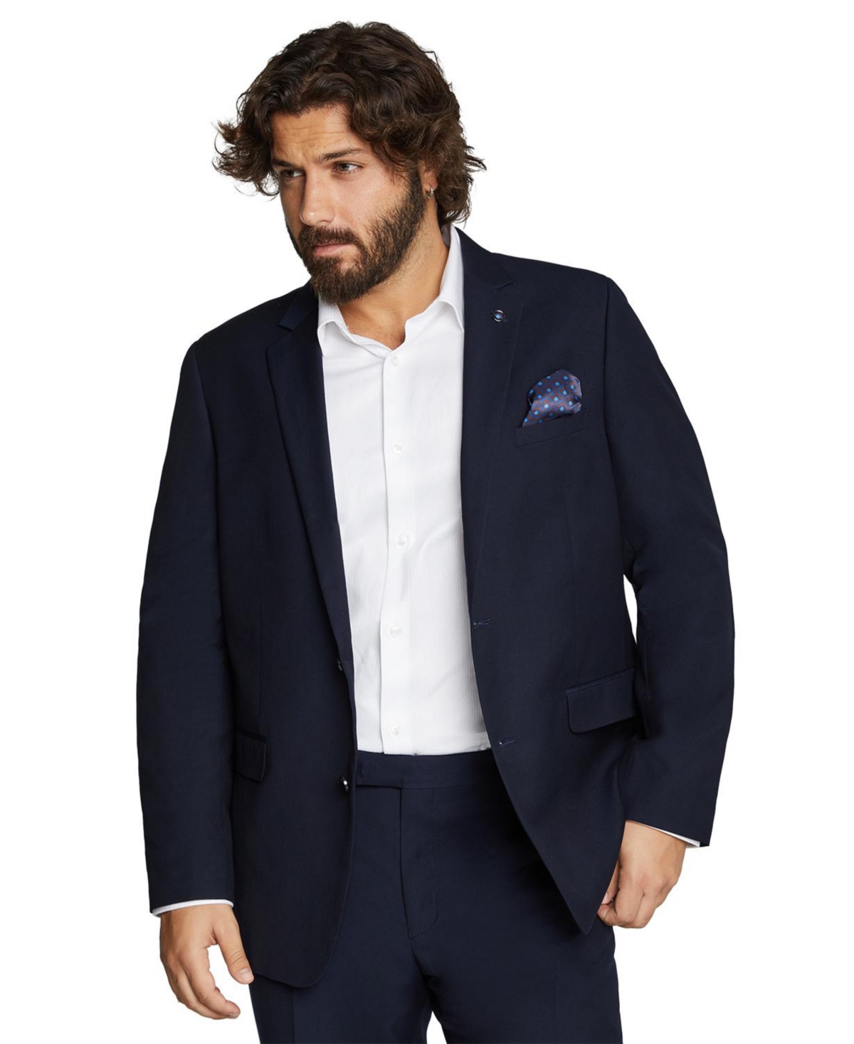 Men's Johnny g Raymond 2 Button Suit Jacket - Navy