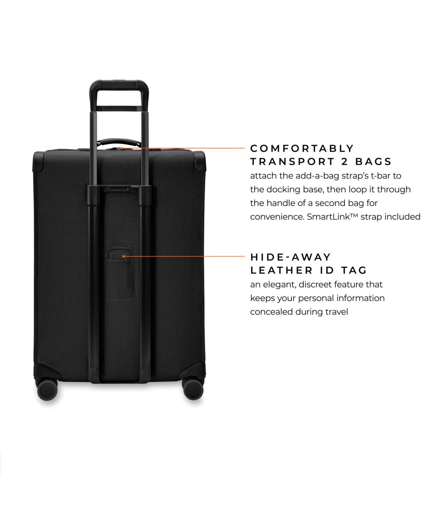 Чемодан Briggs & Riley Baseline Large Expandable Spinner, цвет: Чёрный — фото 9