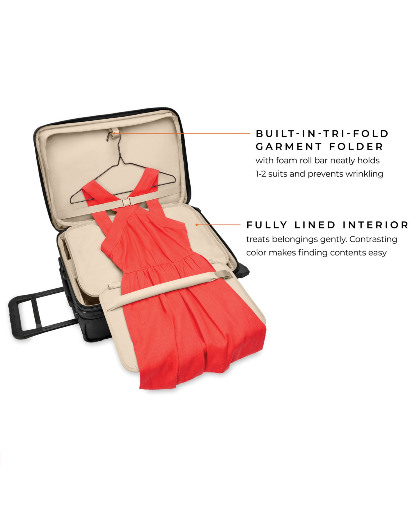 Чемодан Briggs & Riley Baseline Essential 2-Wheel Carry-On, цвет: Чёрный — фото 5