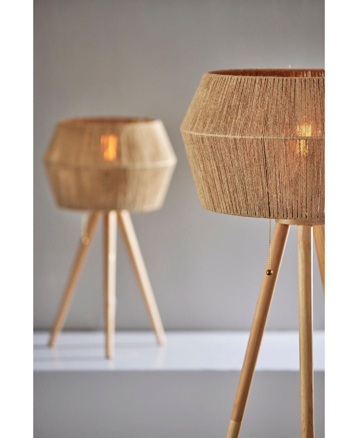 ADESSO 61" WOOD MONTANA FLOOR LAMP