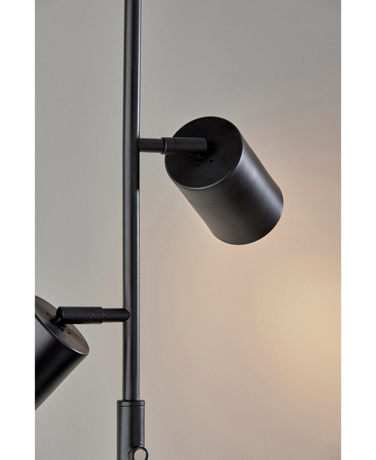 Adesso 64" Rutherford Led Tree Lamp In Black