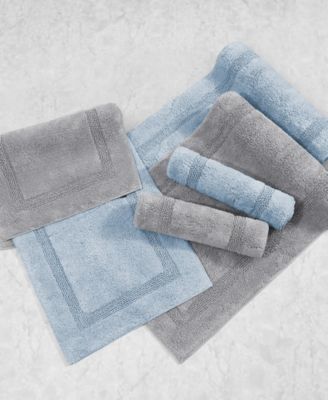Nautica Peniston Solid Cotton Tufted Bath Rugs In Blue