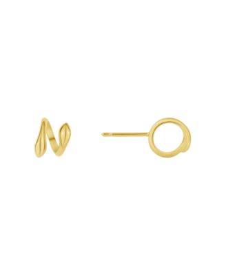 18K Gold Plated Ear bud Holder Earring