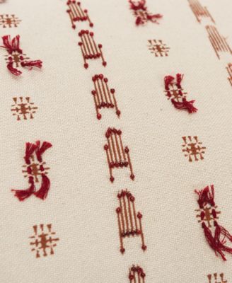 CLOSEOUT! Geometric Polyester Filled Decorative Pillow, 14" x 26"