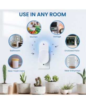 Plug-in Electric Bug Zapper Mosquito Flying Insect Trap - 3 Refills