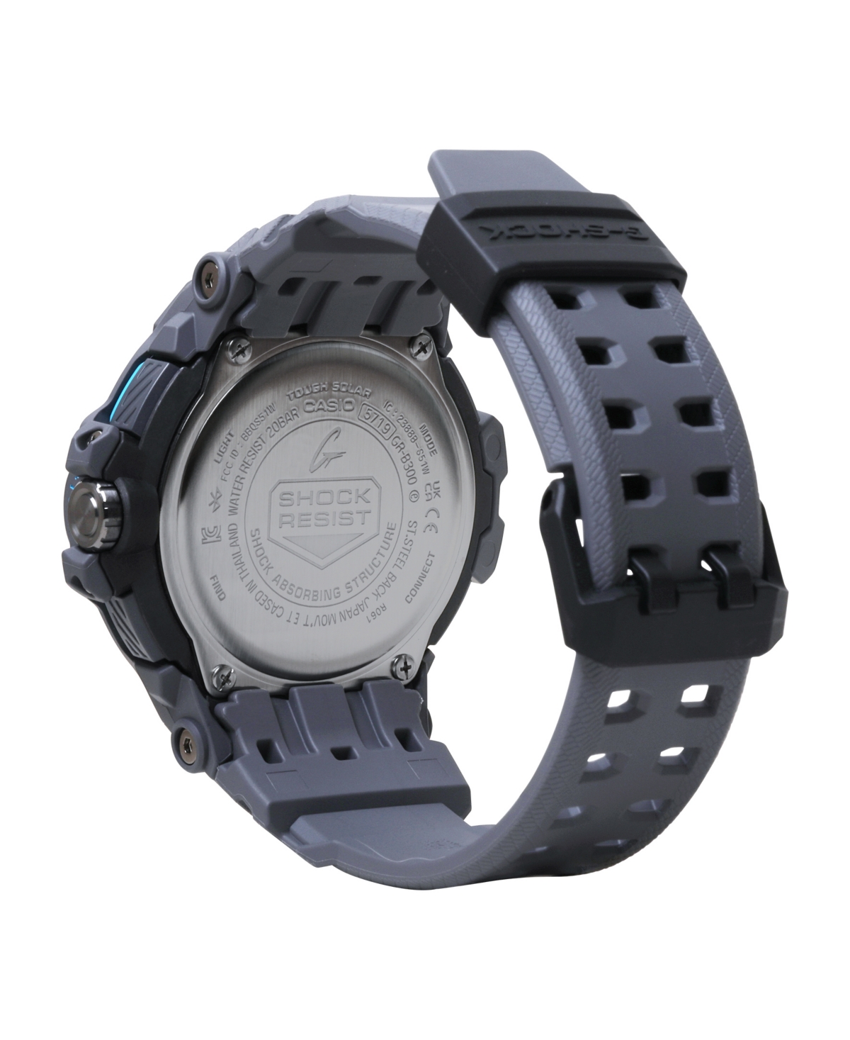Shop G-shock Mens Analog Grey Resin Watch, 54.7mm, Grb300-8a2
