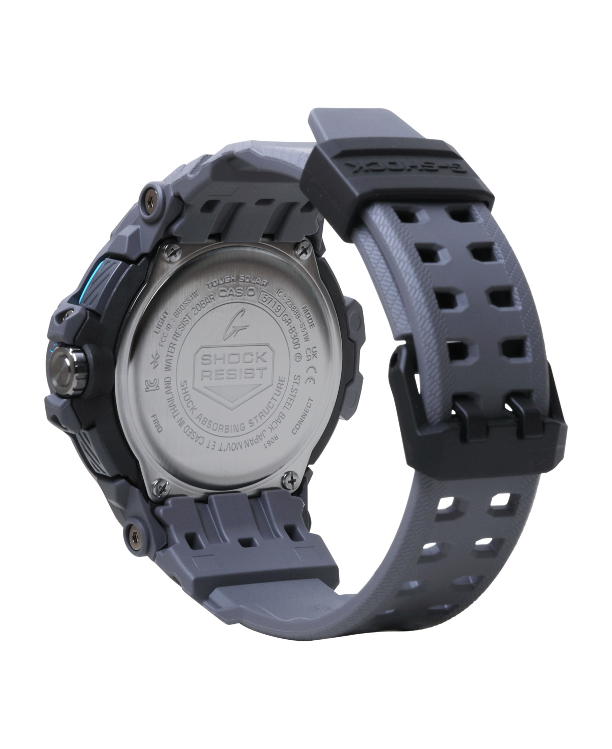 G-SHOCK MENS ANALOG GREY RESIN WATCH, 54.7MM, GRB300-8A2 