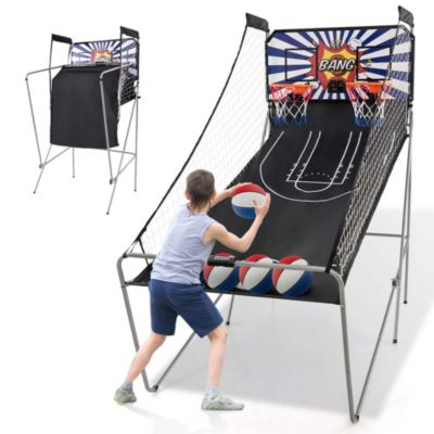 Dual Shot Basketball Arcade Game with 8 Game Modes Arcade Sound Electronic Scoring