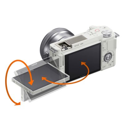ZV-E10 Mirrorless Camera, White