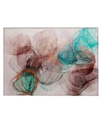 Addison Chantille Machine Washable Acn513 Area Rug Collection In Burgundy