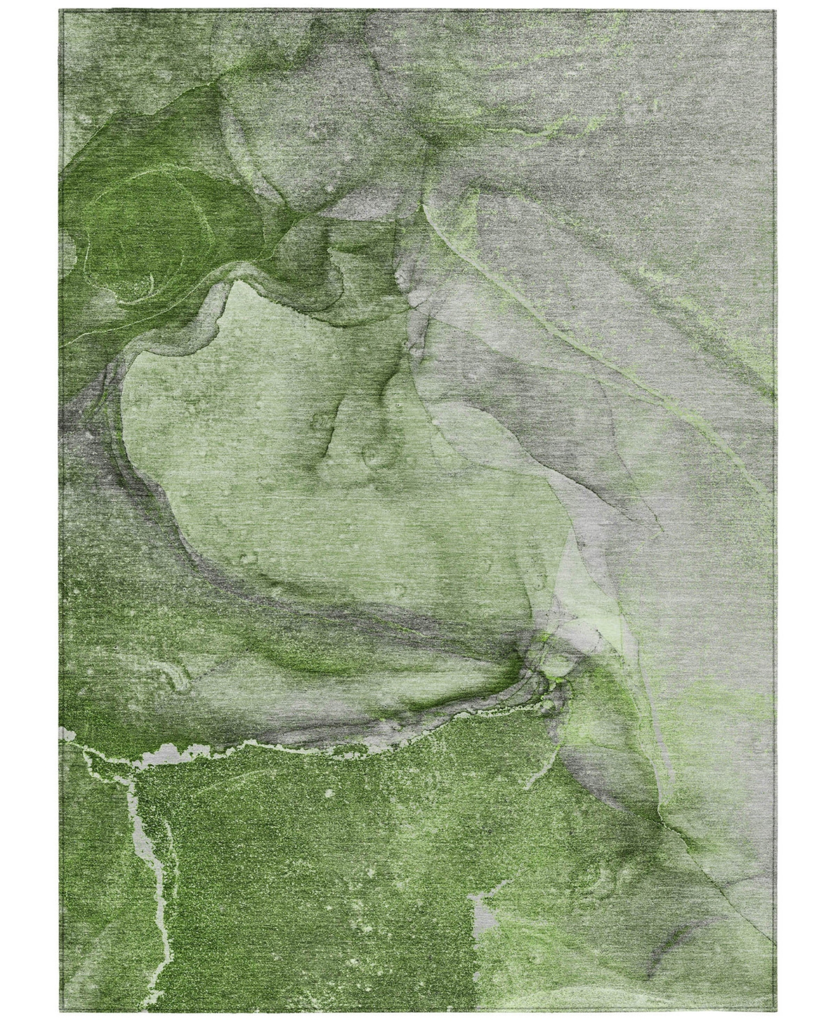 Addison Chantille Machine Washable Acn524 5'x7'6 Area Rug In Olive