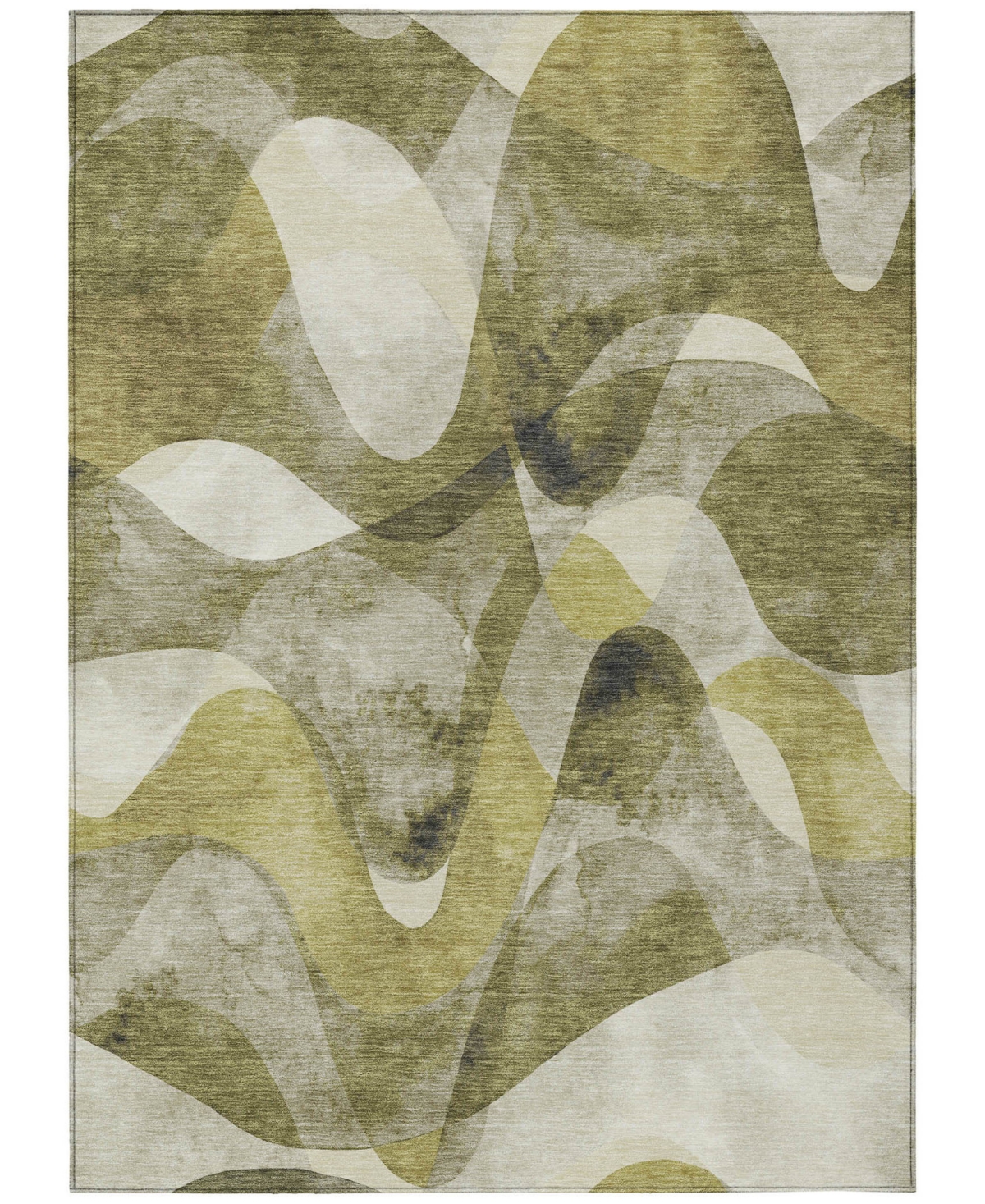 Addison Chantille Machine Washable Acn536 10'x14' Area Rug In Green