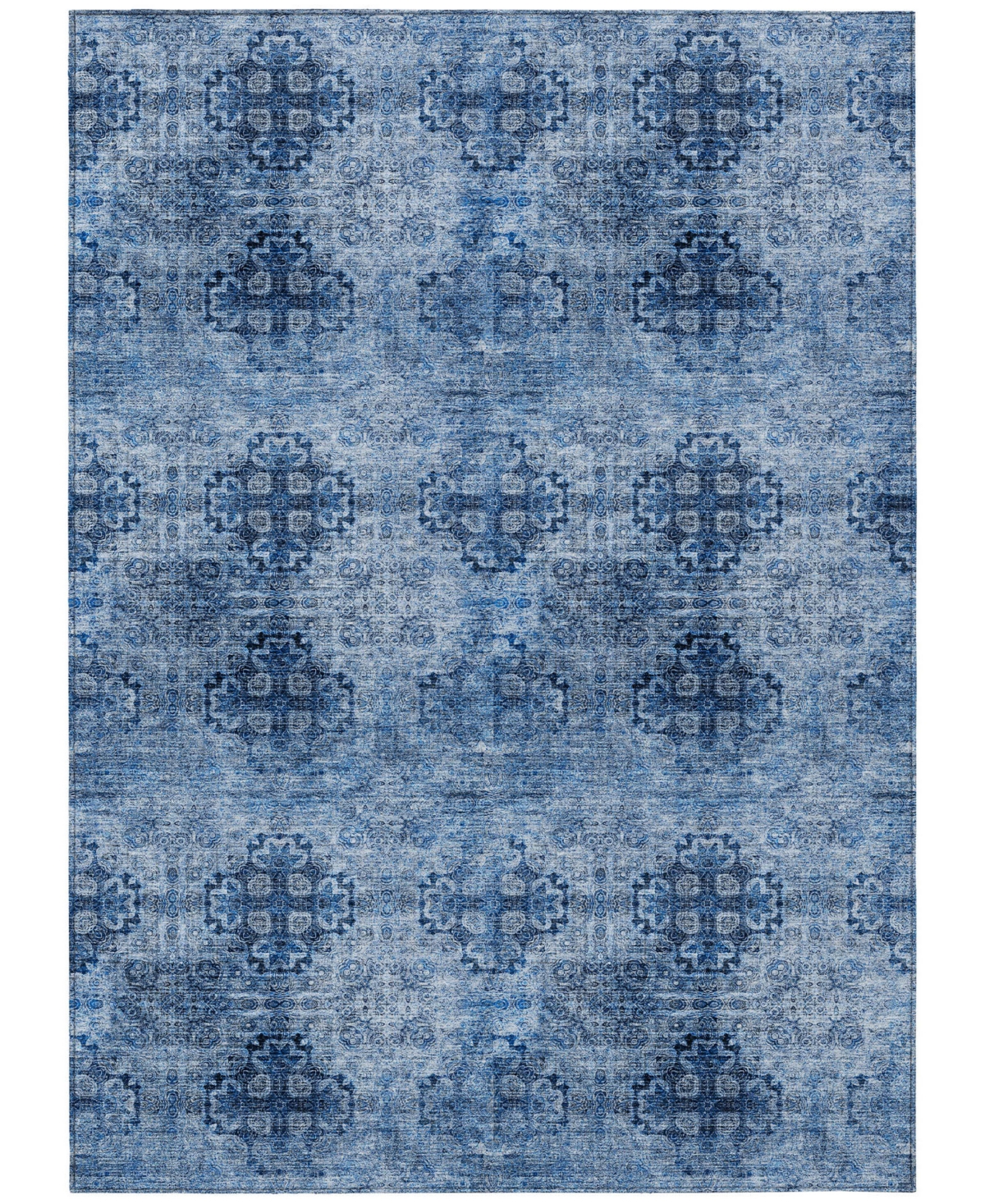 Addison Chantille Machine Washable Acn557 3'x5' Area Rug In Navy