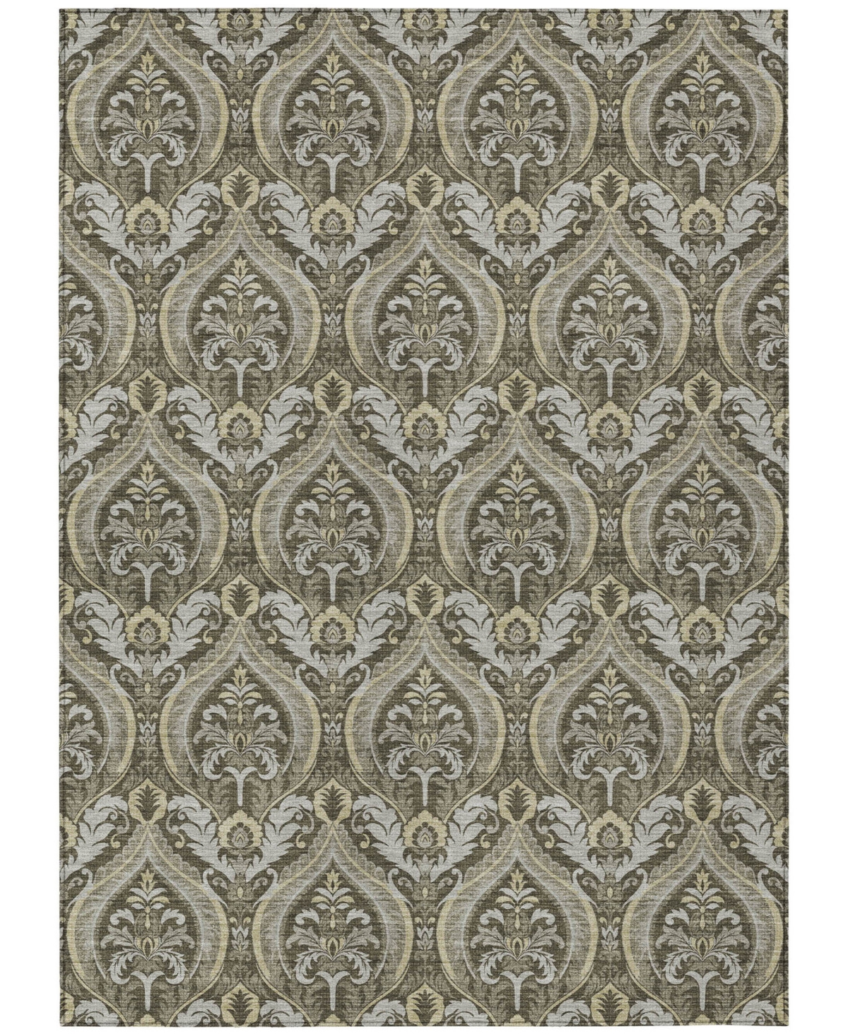 Addison Chantille Machine Washable Acn572 10'x14' Area Rug In Taupe