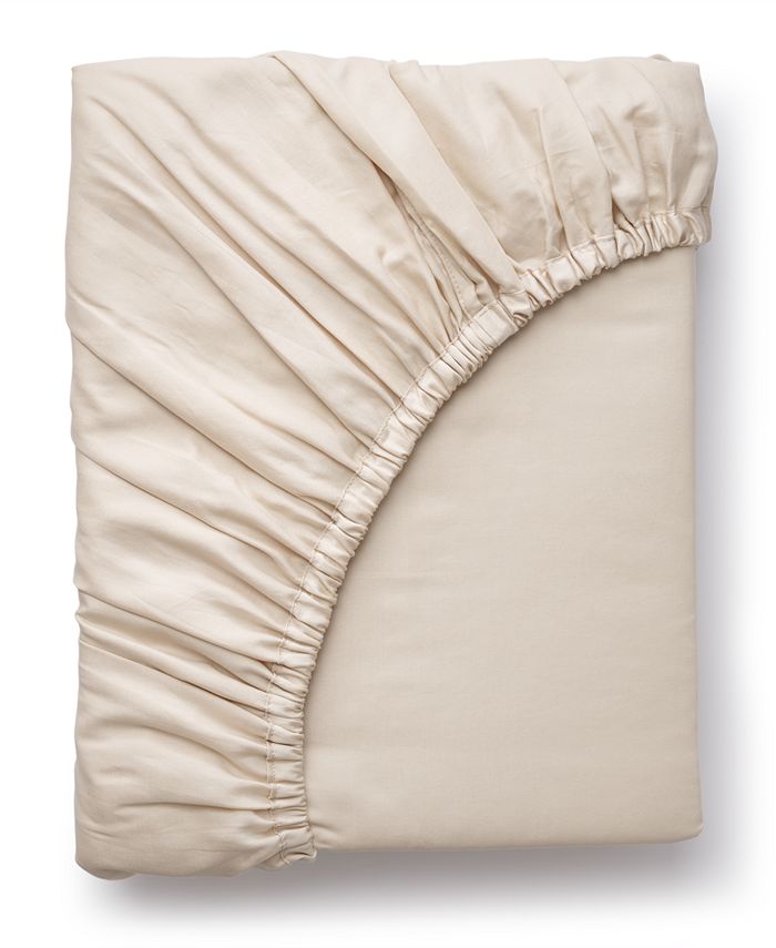Macy's SFERRA Fiona Sateen Cotton Fitted Sheet, Queen Macy's