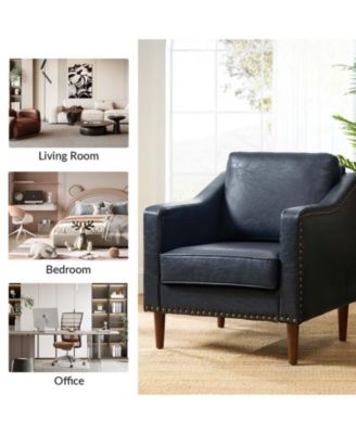 Karena Transitional Armchair with Nailhead Trims