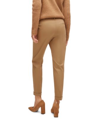 Women's Stretch-Cotton Twill Regular-Fit Pants