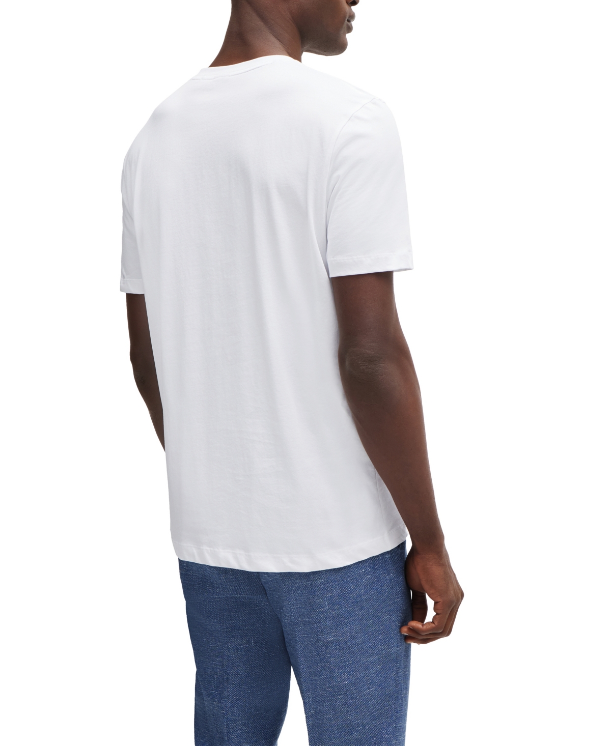 Boss by Hugo Boss Men's Regular Fit Cotton-Jersey T-Shirt
