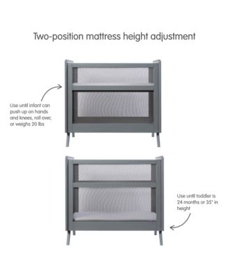 Breathable Mesh 2-in-1 Mini Crib — Greenguard Gold Certified