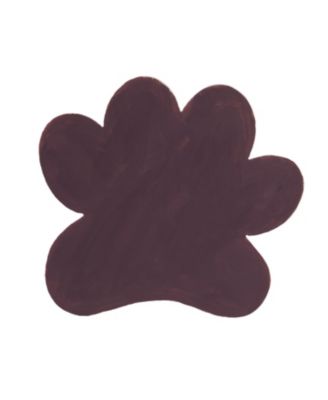 11" Paw Shaped Pet Memorial Garden Stone, Best Friends Live Forever