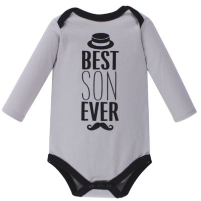 Soft Cotton Long-Sleeve Bodysuit Bundle 5-Count