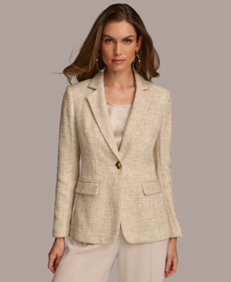 Donna karan tweed jacket hotsell