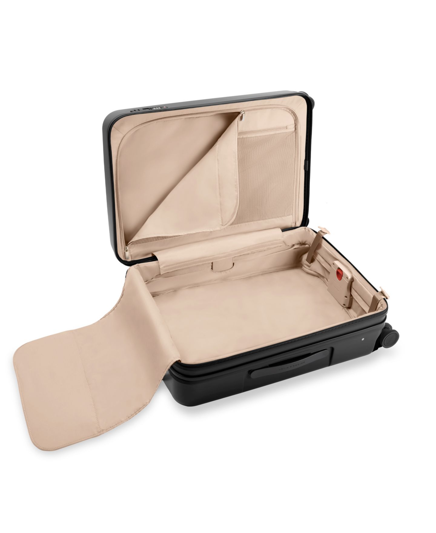 Чемодан Briggs & Riley Sympatico 3.0 Medium Expandable Spinner, цвет: Чёрный — фото 3