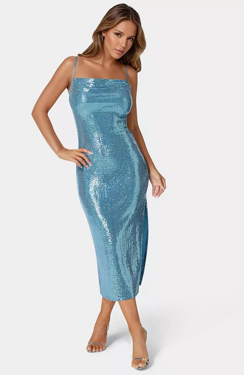 women's spaghetti gown long slim maxi dress