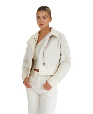 Women's Mad Love Cropped Bomber Jacket