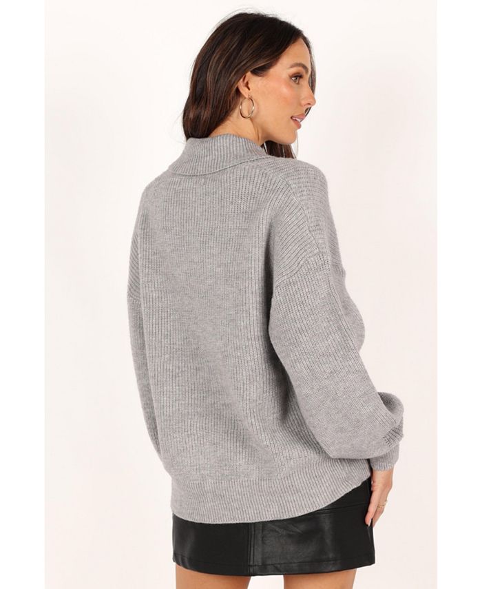 Petal and Pup Women's Carly Collar Knit Sweater - Macy's