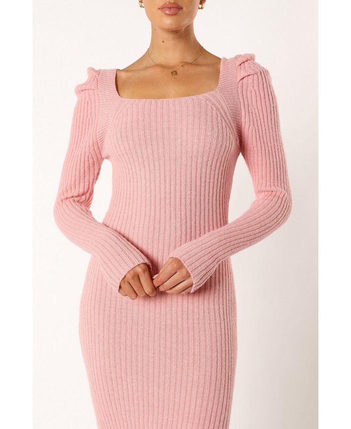 Betty Basics Camryn Knit Sweater (Blue/Green Stripe) main image 0