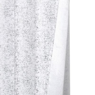 Montauk Accents 2 Piece Grommet Top Sparkly Metallic Light Filtering Window Curtains