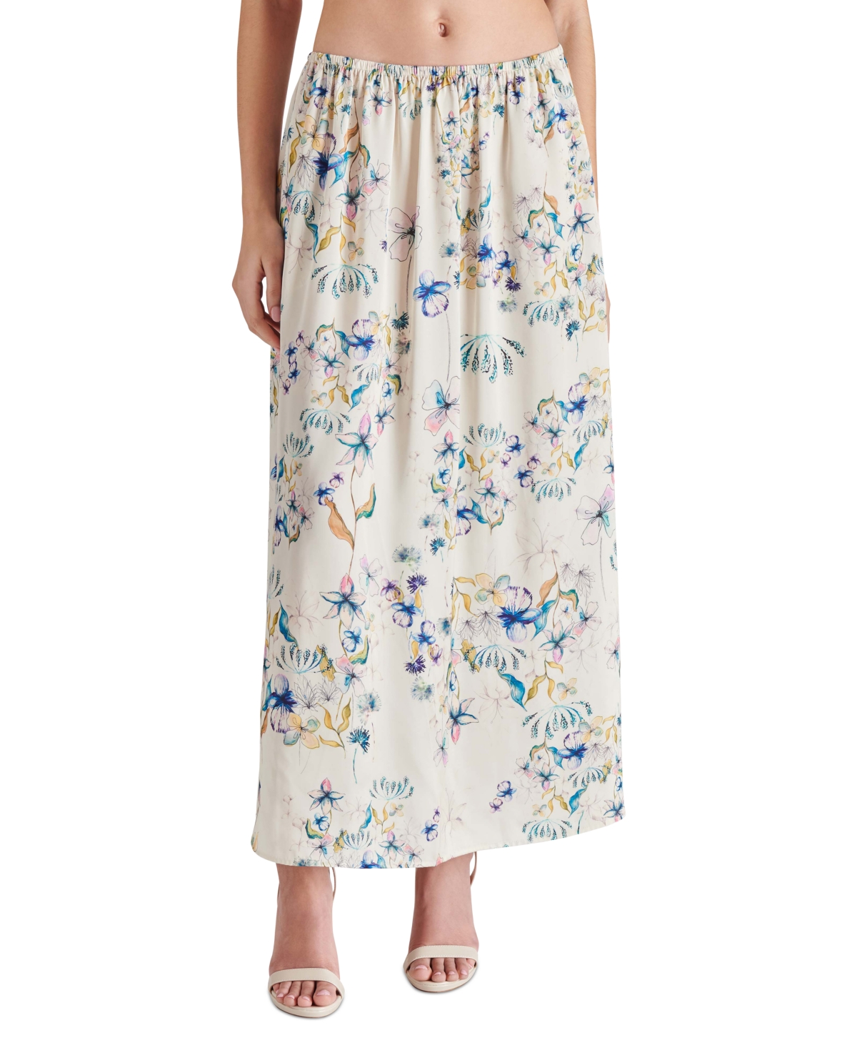 Women's Noemi Floral-Print Pull-On Skirt - Cream