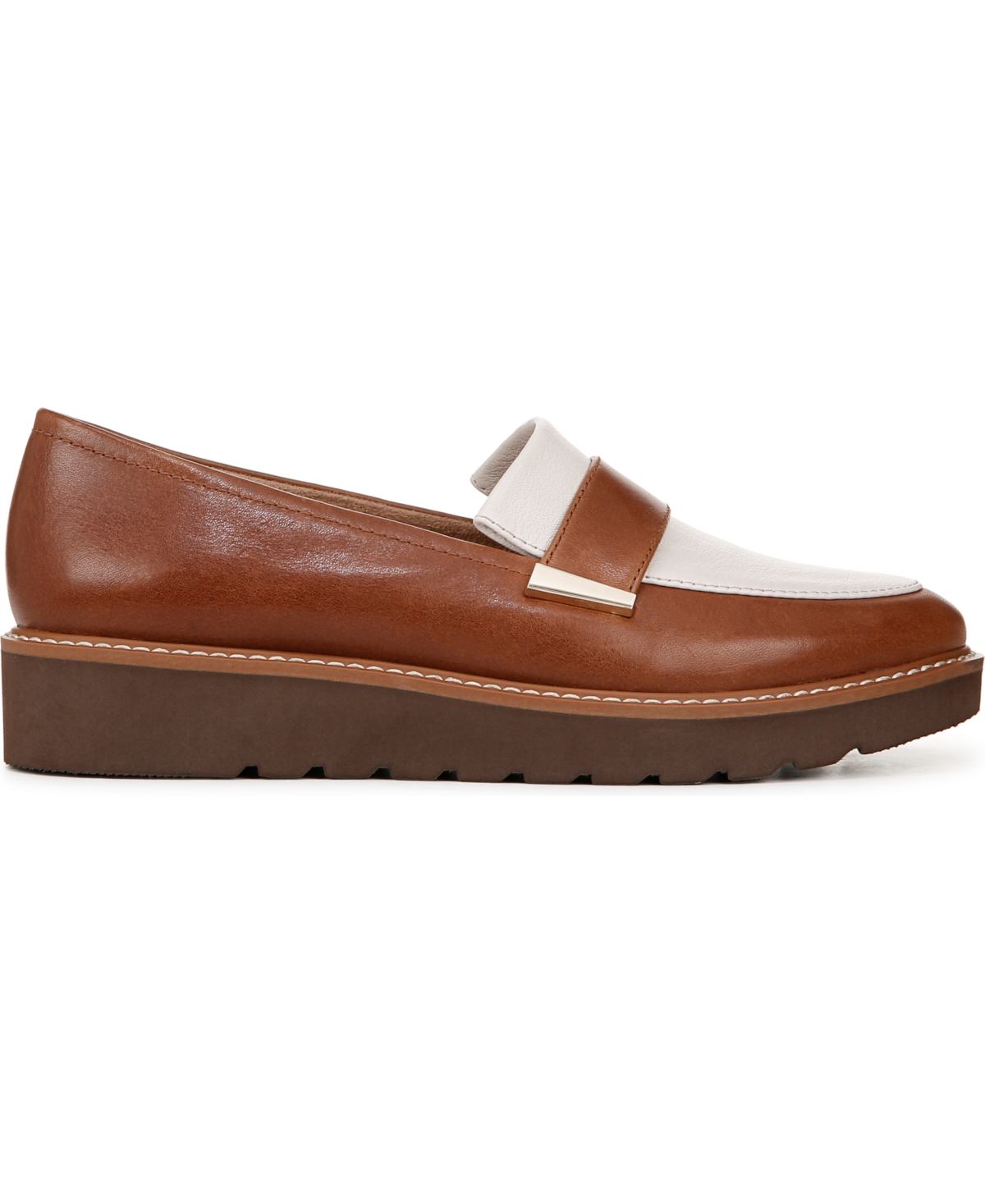 Naturalizer Adiline Lug Sole Loafers -English Tea Leather
