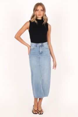 Dana Denim Midi Skirt